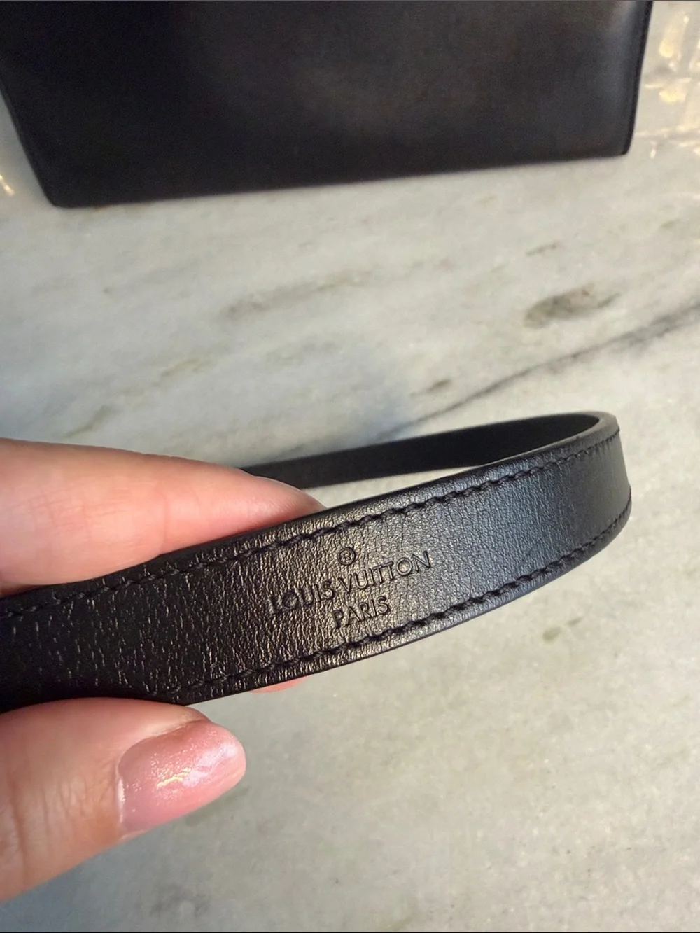 Louis Vuitton Black Leather City Steamer MM Gold Hardware and Detachable Strap